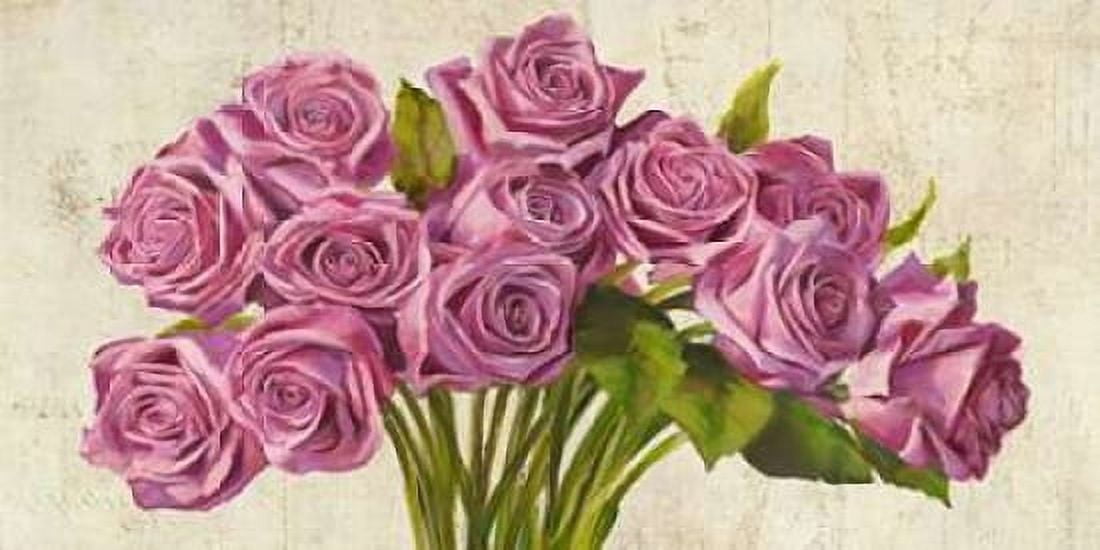 Roses Canvas Art - Leonardo Sanna (24 x 48)