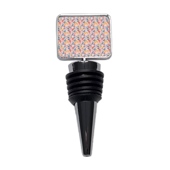 Roses Floral Flowers Muted Pattern Wine Bottle Stopper Cap Plug