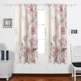 thumbnail image 1 of Roses Flowers Grommet Blackout Curtains Thermal Insulated Window Curtain Sets for Bedroom Living Room 63"L x 55"W 2 Panels, 1 of 5
