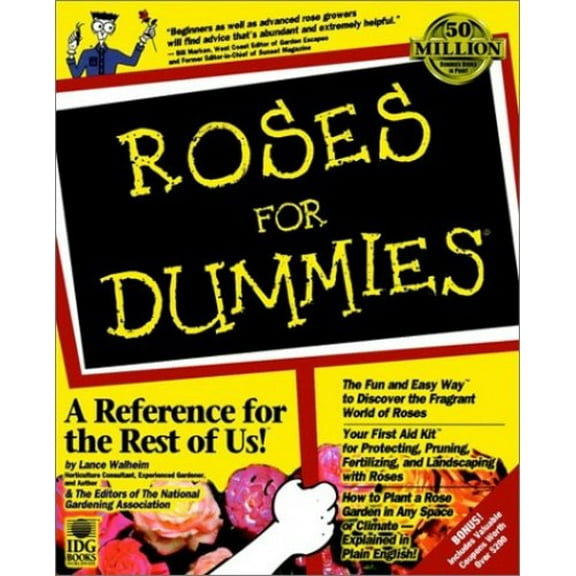 Pre-Owned Roses for Dummies (Paperback) 0764550314 9780764550317