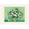 thumbnail image 1 of Roses - From an Original Color Painting by Vincent Van Gogh c.1890 - Fine Art Rolled Canvas Print 27in x 40in, 1 of 4