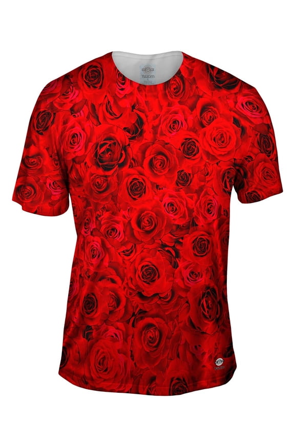 Roses Full Of Love Mens T-Shirt All Over Print