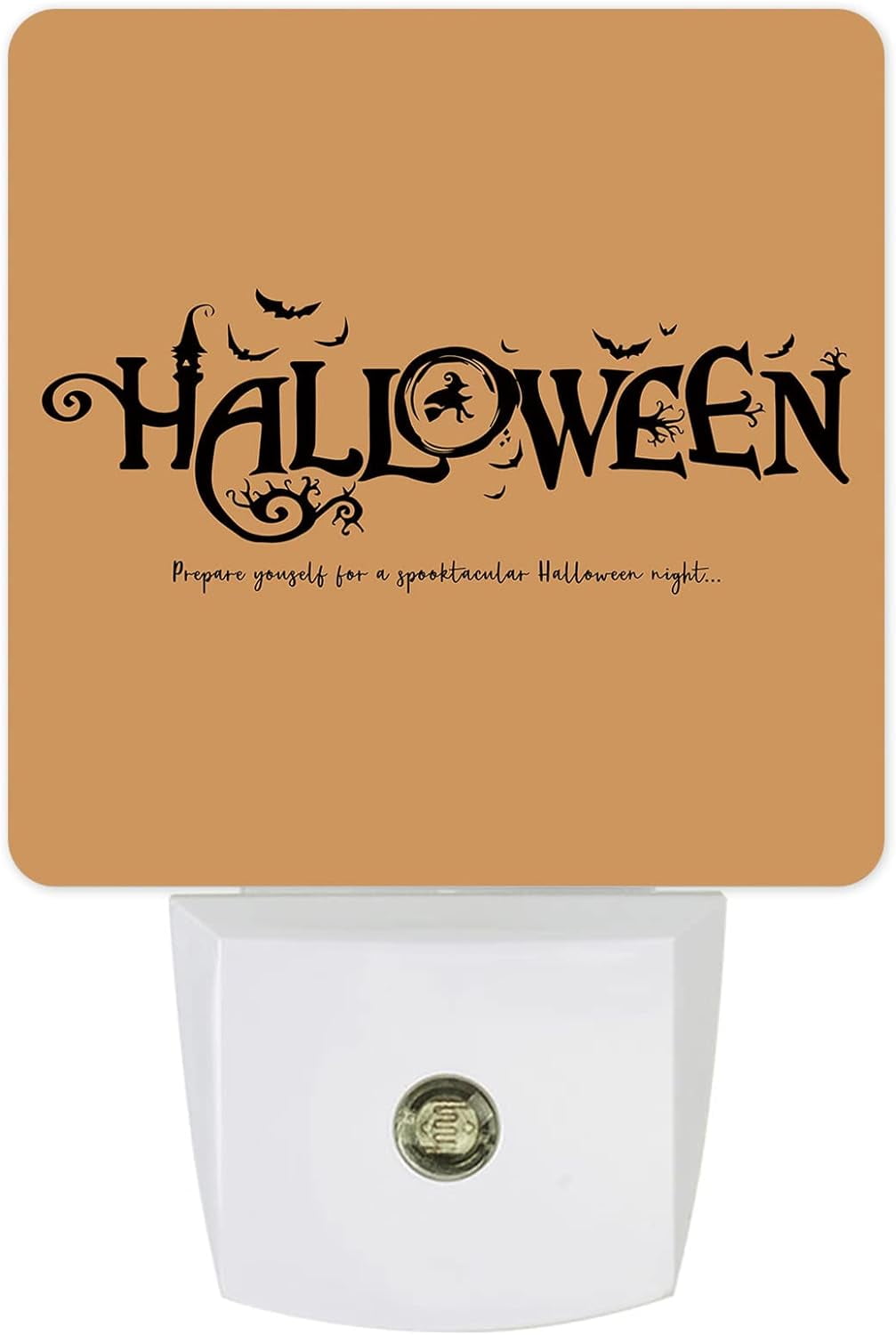 Roses Garden Halloween Night Lights Plugin, Halloween Pumpkin Horriable LED Nightlight with