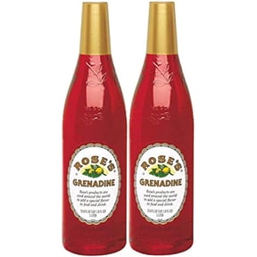 Rose's Grenadine, 1 Liter (2-Pack)
