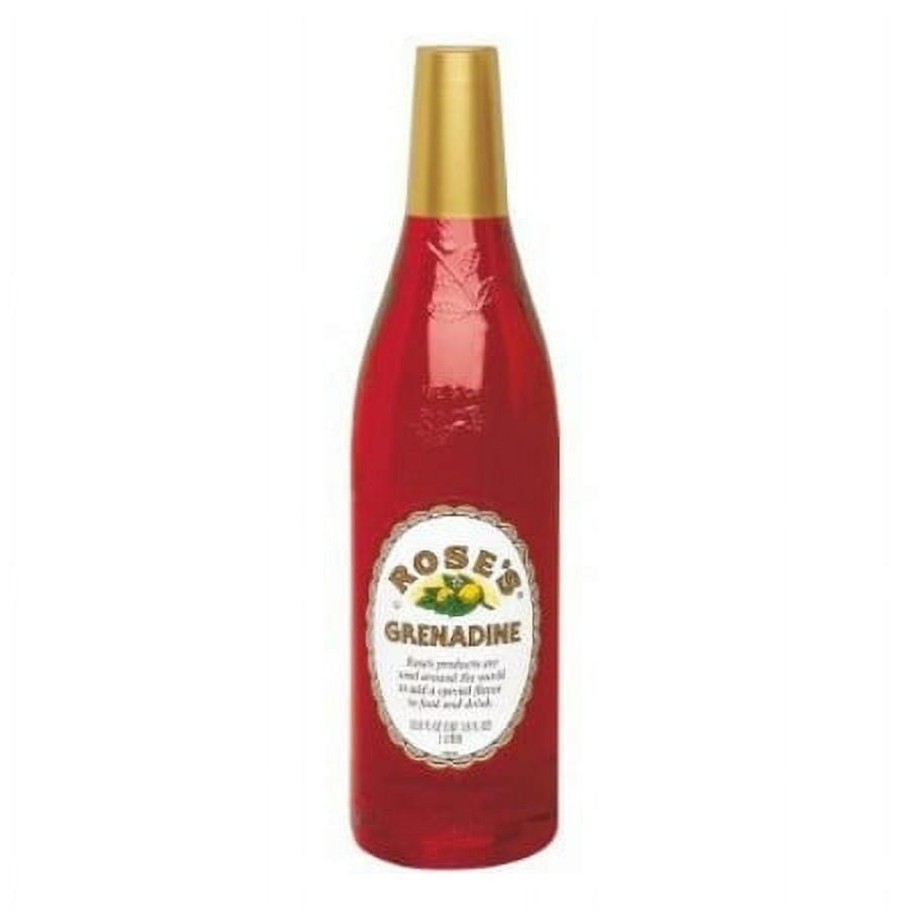 Roses Grenadine, 1 Liter - Trusted Cocktail Mixer with Pomegranate