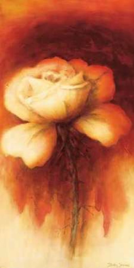 Roses I Canvas Art - Betty Jansma (24 x 48)