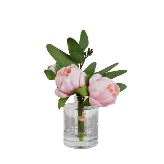 Roses In Glass Vase