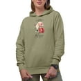 thumbnail image 1 of Roses Lose Their Petals But They Bloom Again with Rose Painting Art Merch Gift, Sand Hooded Sweatshirt or Hoodie, Medium, 1 of 5
