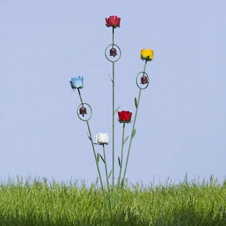 Roses Multicolor Garden Stake