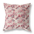 thumbnail image 1 of Roses Sprayed Stars Indoor/Outdoor Fabric Pillow in Red White 26x26, 1 of 7