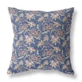 thumbnail image 1 of Roses Sprayed Stars Indoor/Outdoor Pillow in Blue Yellow 16x16, 1 of 8