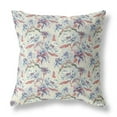 thumbnail image 1 of Roses Sprayed Stars Indoor/Outdoor Pillow in Orange Yellow 16x16, 1 of 8