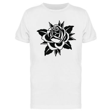 Roses Tattoo Graphic T-Shirt Men -Image by Shutterstock, Male Medium