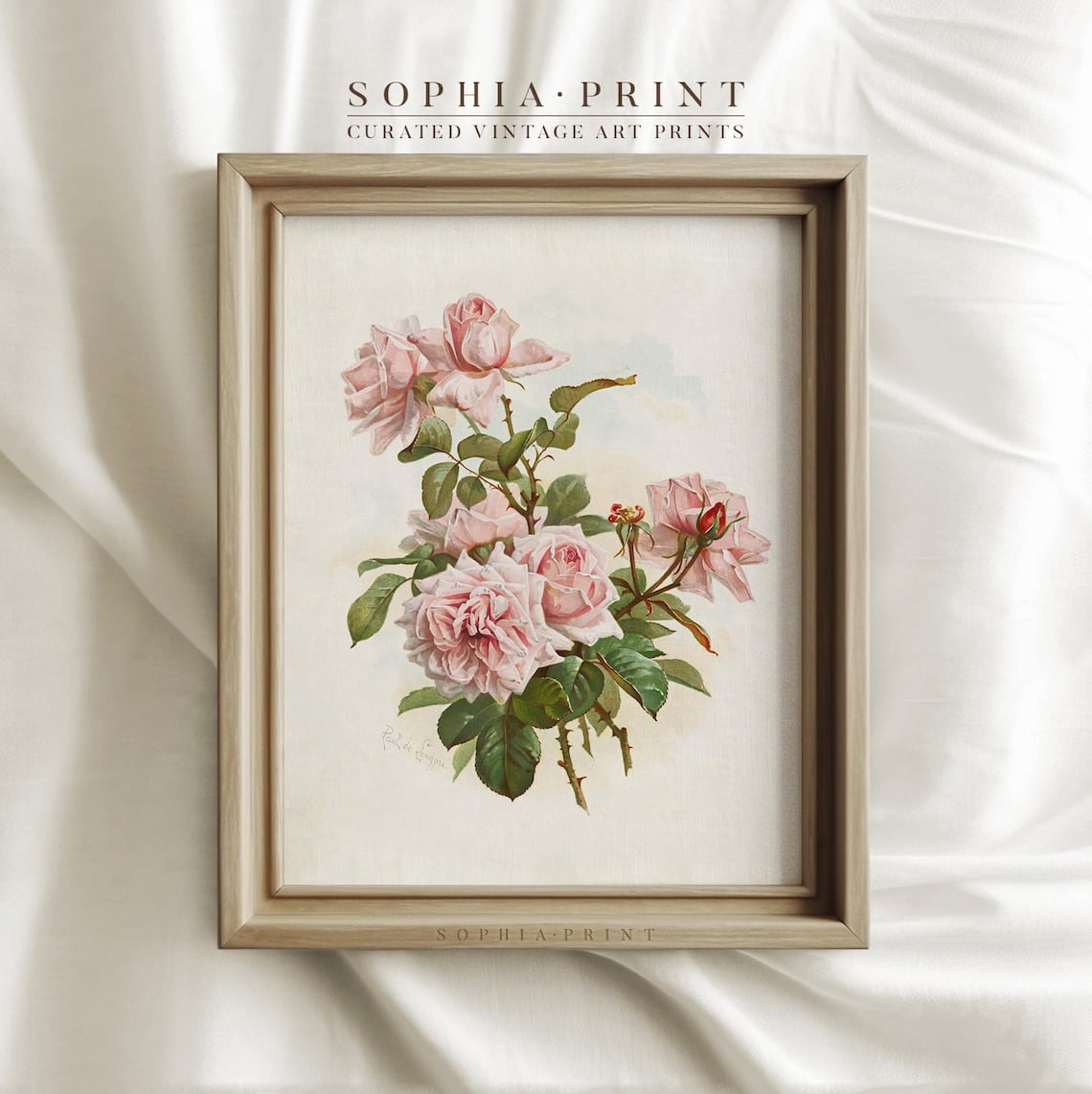 Live Art Roses Roses Wall Art Print, Floral Blossom Botanical Home Decor - Walmart.com