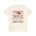 thumbnail image 1 of Roses are Red Inside I'm Dead Valentine's Day Unisex Skeleton Shirt, 1 of 4