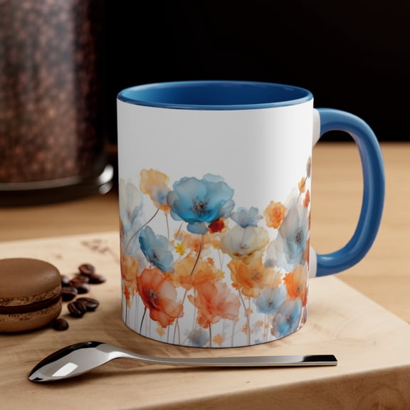 Roses coffee mug, coffee mug, coffee lover, tea, mug, bridesmaid gift, hot drink, dishwasher safe, microwave safe, original coffee cup, coffee addiction, gardener, garden, spring, flower garden