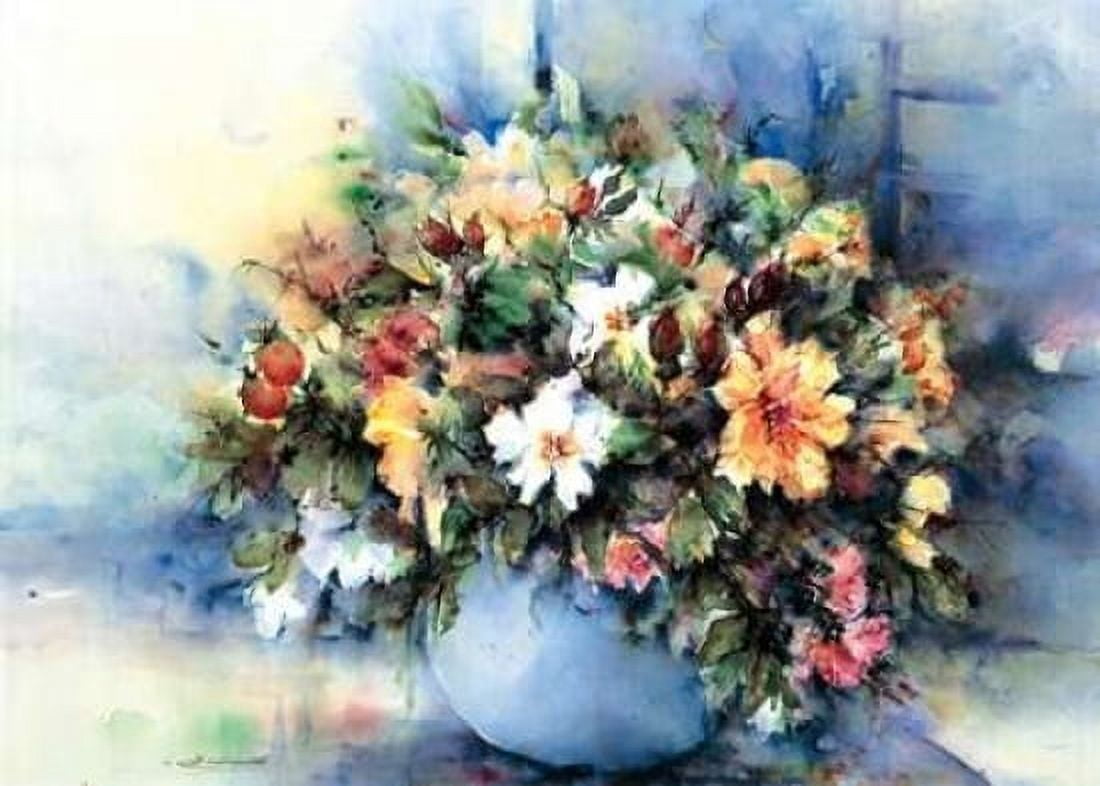 Roses from my garden Canvas Art - Klaske Kalsbeek-Vlasma (20 x 28)