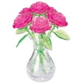 thumbnail image 1 of Roses in Vase Original 3D Crystal Puzzle from BePuzzled, Ages 12 and Up, 1 of 5