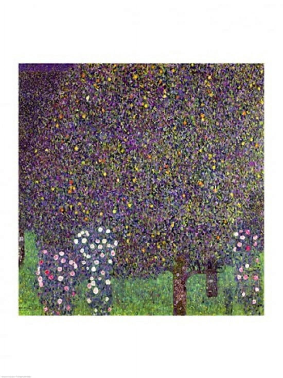 Roses under the Trees c1905 Canvas Art - Gustav Klimt (18 x 24)