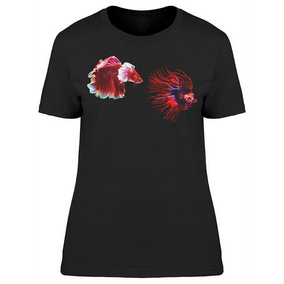 Rosetail And Crowntail Betta  T-Shirt Women -Image by Shutterstock, Female Small