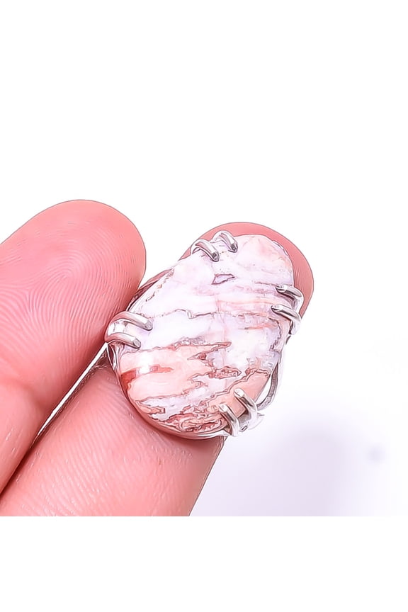 Rosetta Jasper -United State Solitaire Gemstone Handmade 925 Sterling Silver Ring s.7.5, Rosetta Jasper Ring R_8024_295_201