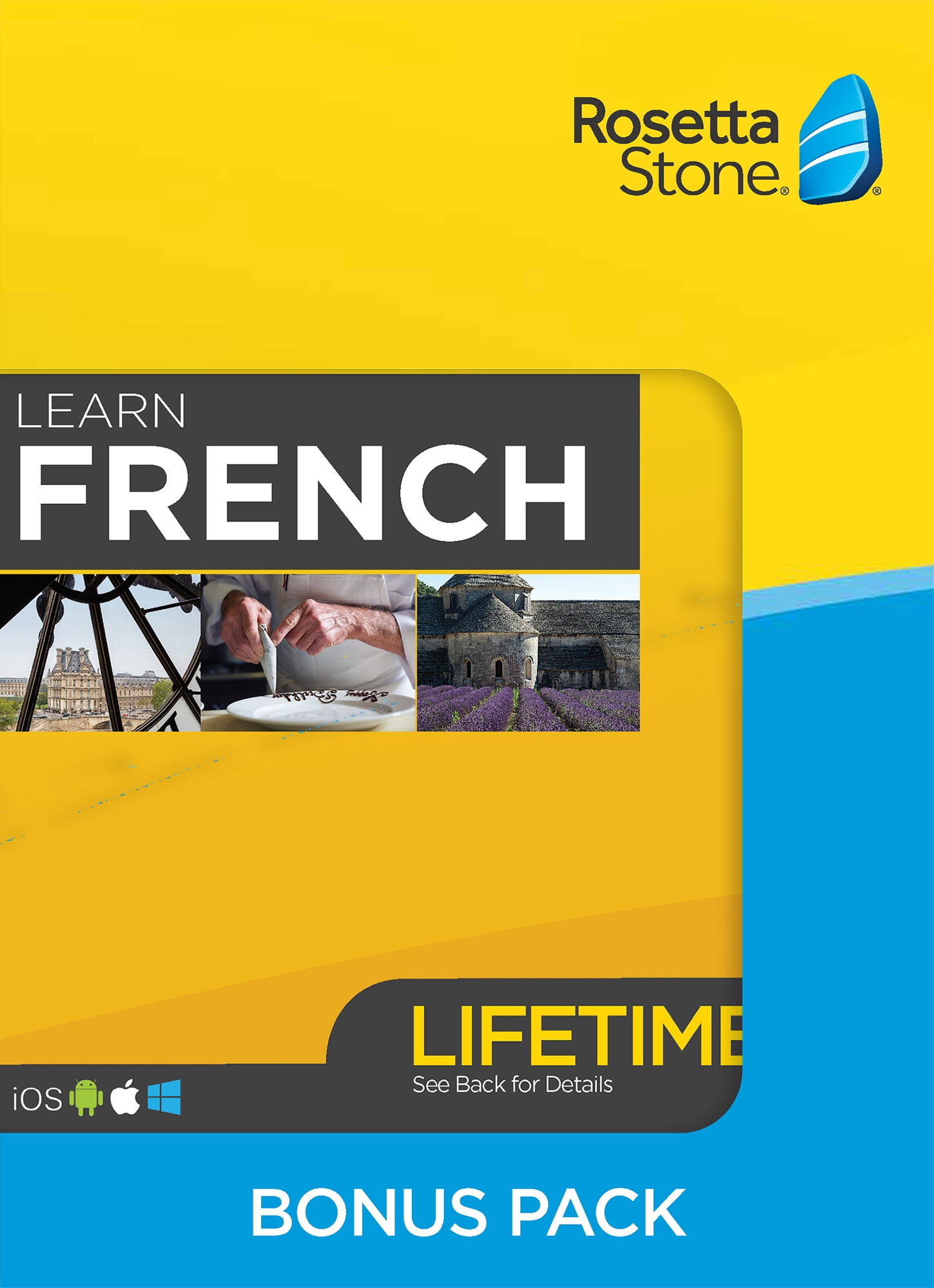 Rosetta Stone Learn French Bonus Pack Lifetime Access Book Set