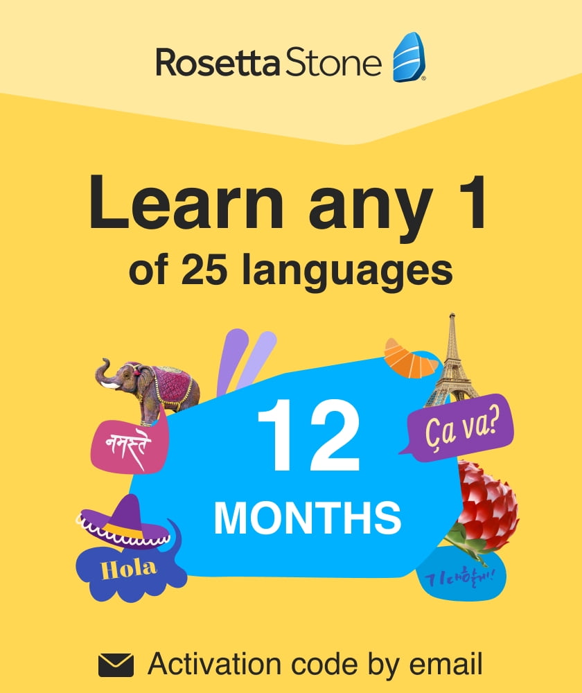 Rosetta Stone Learn Unlimited Languages 12 Months - Learn 24 Rosetta Stone Learn Unlimited Languages 12 Months - Learn 24
