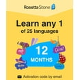 thumbnail image 1 of Rosetta Stone Learn Unlimited Languages 12 Months - Learn 24 Languages, 1 of 4