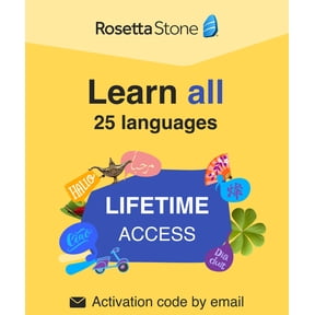 Rosetta Stone Learn Unlimited Languages Lifetime Access - Learn 24 Languages