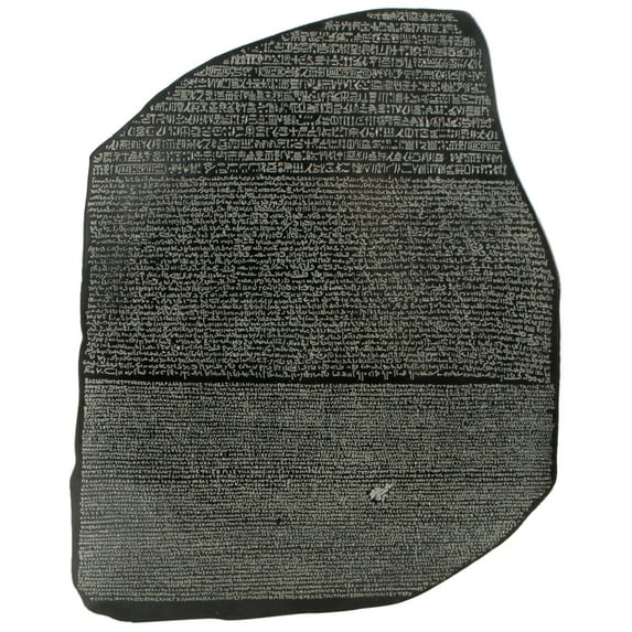 Rosetta Stone Wall Plaque, 14 Inches