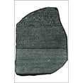 thumbnail image 1 of Rosetta Stone, ca. 196 BC - 24"x36" Poster, 1 of 2