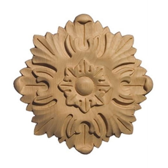 Rosette Acanthus Maple - 4 x 0.62
