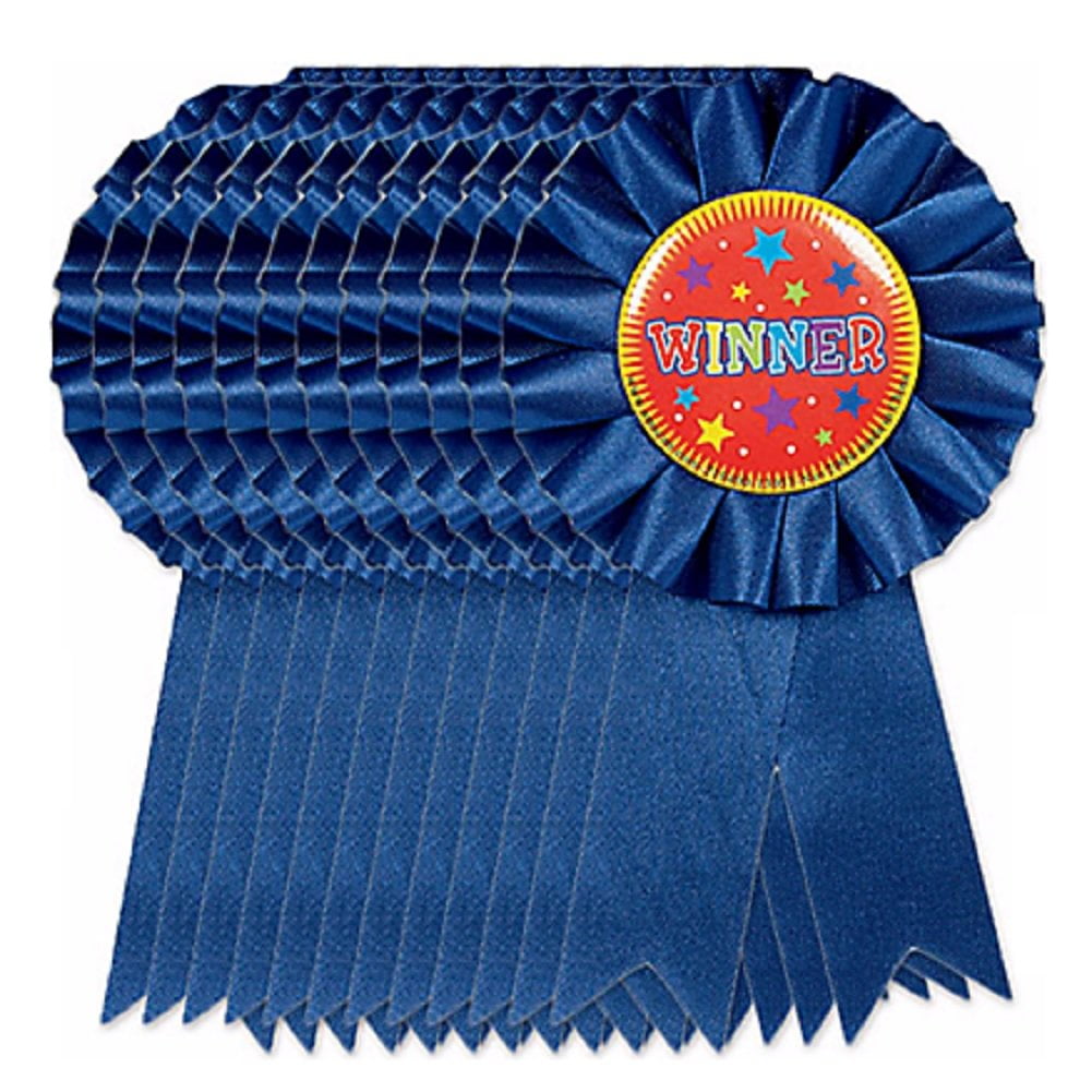 Ec Ribbon Rosette Award Ribbons - Winner, Party Favor - Walmart.com
