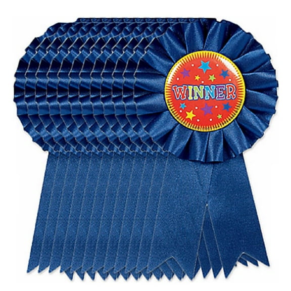 Rosette Award Ribbons - Winner, Party Favor