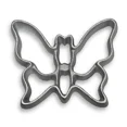 thumbnail image 1 of Rosette Bunuelos Cookie Iron, Butterfly Shape 3.4 X 0.5 Inches, 1 of 1