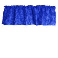thumbnail image 1 of Rosette Floral Pop Up Flower Window Valance 54 Inch Wide Royal Blue, 1 of 2