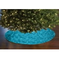 thumbnail image 1 of Rosette Floral Tree Skirt Christmas Decoration 52" Round Skirt, 1 of 1