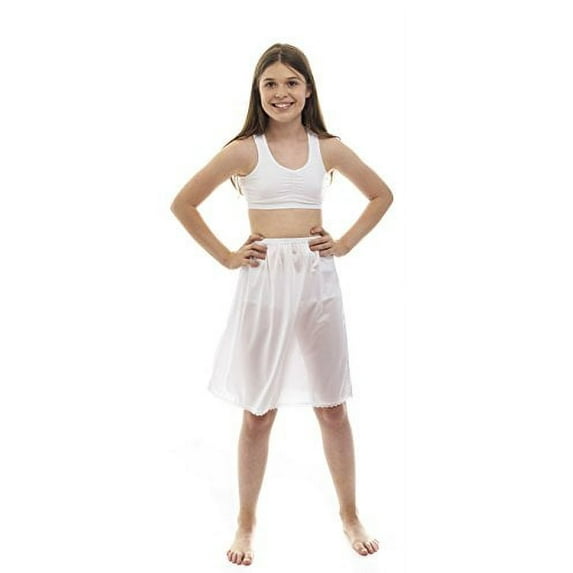 Rosette Girls Half Slip - Cling Free - Nylon Material