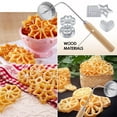 thumbnail image 1 of Rosette Maker Kit with 7 Floral Designs for Traditional Bunuelos and Funnel Cakes, 1 of 3
