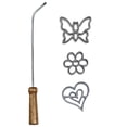 thumbnail image 1 of Rosette Mold Sets with Handles BY KITCHEN SUPPLY, 1 of 4