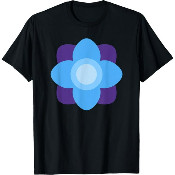 Rosette T-Shirt men and women can wear, black, white, gifts