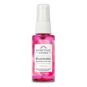 HERITAGE STORE Rosewater - Refreshing Face Mist with Damask Rose, All Skin Types - Hydrating Rose Water Spray for Glowing Skin Care - No Dyes or Alcohol, Hypoallergenic, Vegan, 2oz