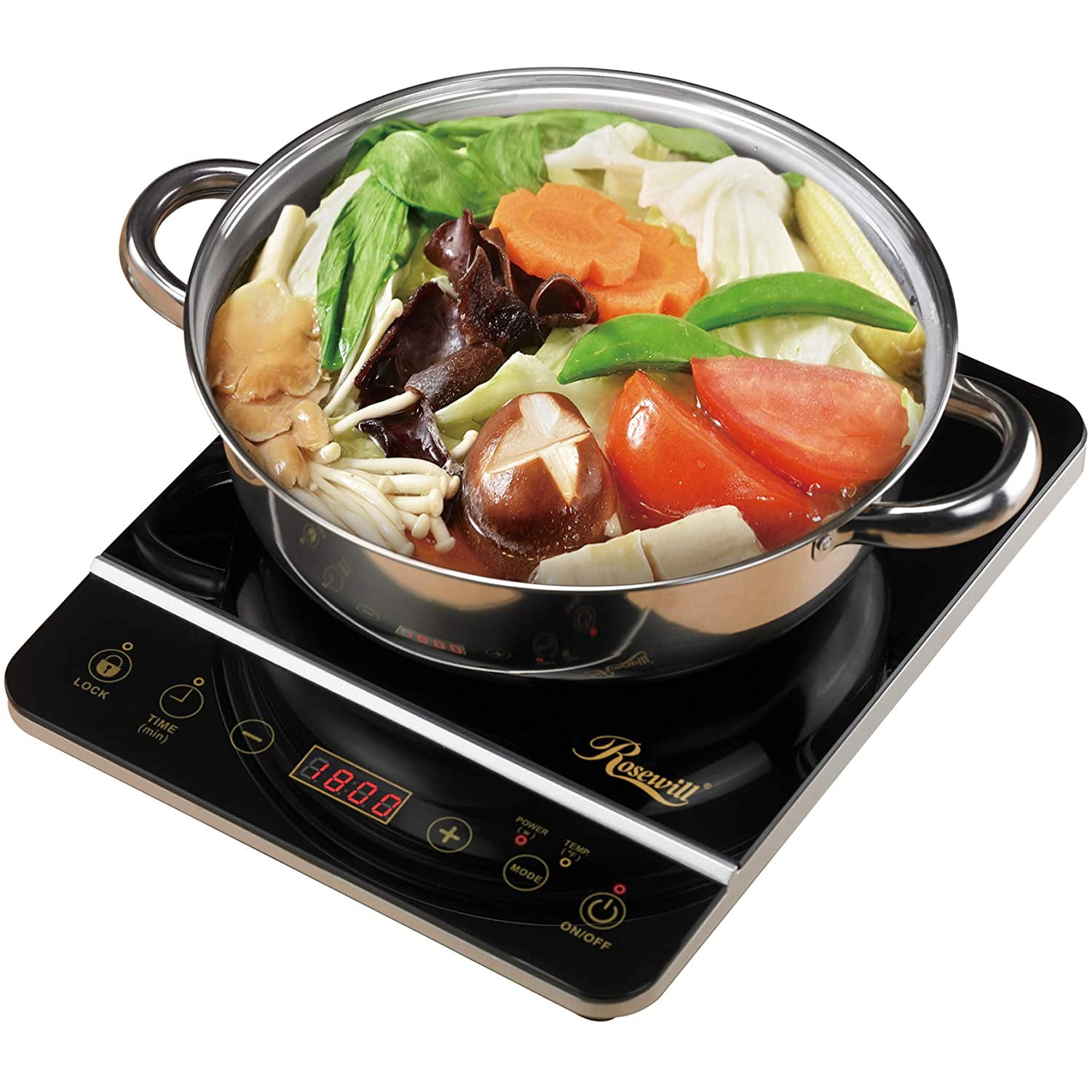 Rosewill 1800 Watt Induction Cooker Cooktop Included 10