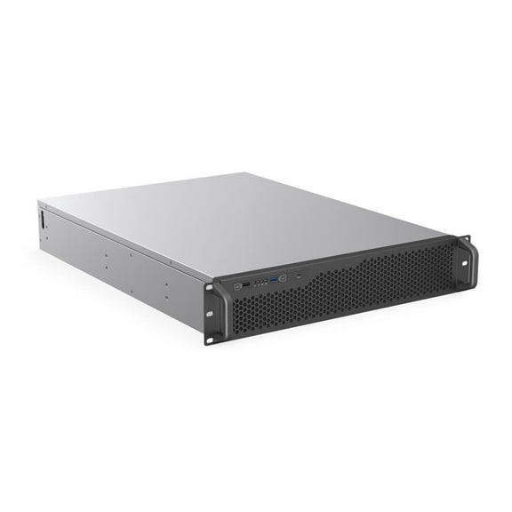 Rosewill 2U Rackmount Server Chassis | Horizontal Full-Size GPU Support | ATX Motherboard Compatible | Supports up to 6x 3.5" HDD Bays | 5x 80mm PWM Fans | USB 3.2 Type-C | RSV-Z2006