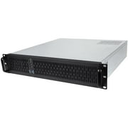 Rosewill 2U Server Chassis Rackmount Case, 4x 3.5 Bays, 2x 2.5 Devices, Micro-ATX Compatible, 2x 80mm PMW Fans, 2x USB 3.0 - RSV-Z2800U