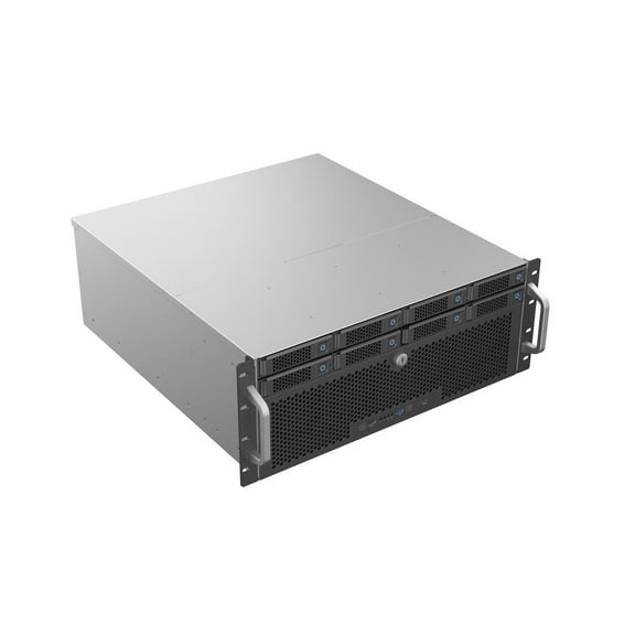 Rosewill 4U Rackmount Server Chassis | Server Chassis | Supports up to 8 3.5" 12Gbps Hot Swap | ATX Compatible | 6x 80mm PWM Fan | USB 3.2 Type-C | RSV-H408