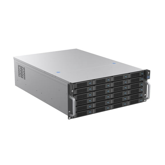 Rosewill 4U Rackmount Server Chassis | Supports up to 24 3.5" 12Gbps Hot Swap | E-ATX Compatible | 3x 120x38mm PWM Fan | RSV-H424