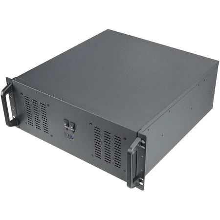 Rosewill 4U Server Chassis Rackmount Case | 11x 3.5" Bays, 3x 2.5" Devices| ATX, CEB Compatible | 2 120mm PWM Fan, 2 80mm PWM Fans | 2x USB 3.0, 1 USB-C 3.1 | Front Panel Lock and Key | - RSV-R4200U
