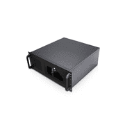 Rosewill 4U Server Chassis Rackmount Case | 7 3.5 Bays, 2 5.25 Devices| ATX, CEB Compatible | 1 120mm PWM Fan, 2 80mm PWM Fans | 2x USB 3.0 | Front Panel Lock and Key | Silver/Black - RSV-R4100U