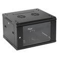 thumbnail image 1 of Rosewill 6U Server Rack Enclosure with Glass Door, Locks, & Removable Side Panels   Wall Mount Network Cabinet 19 Inch Rack 17.7 Inches Deep Flat-Pack, 1 of 6